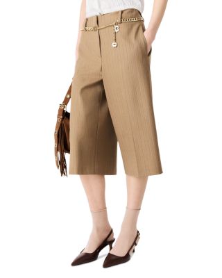 Ipania Pinstriped Bermuda Shorts