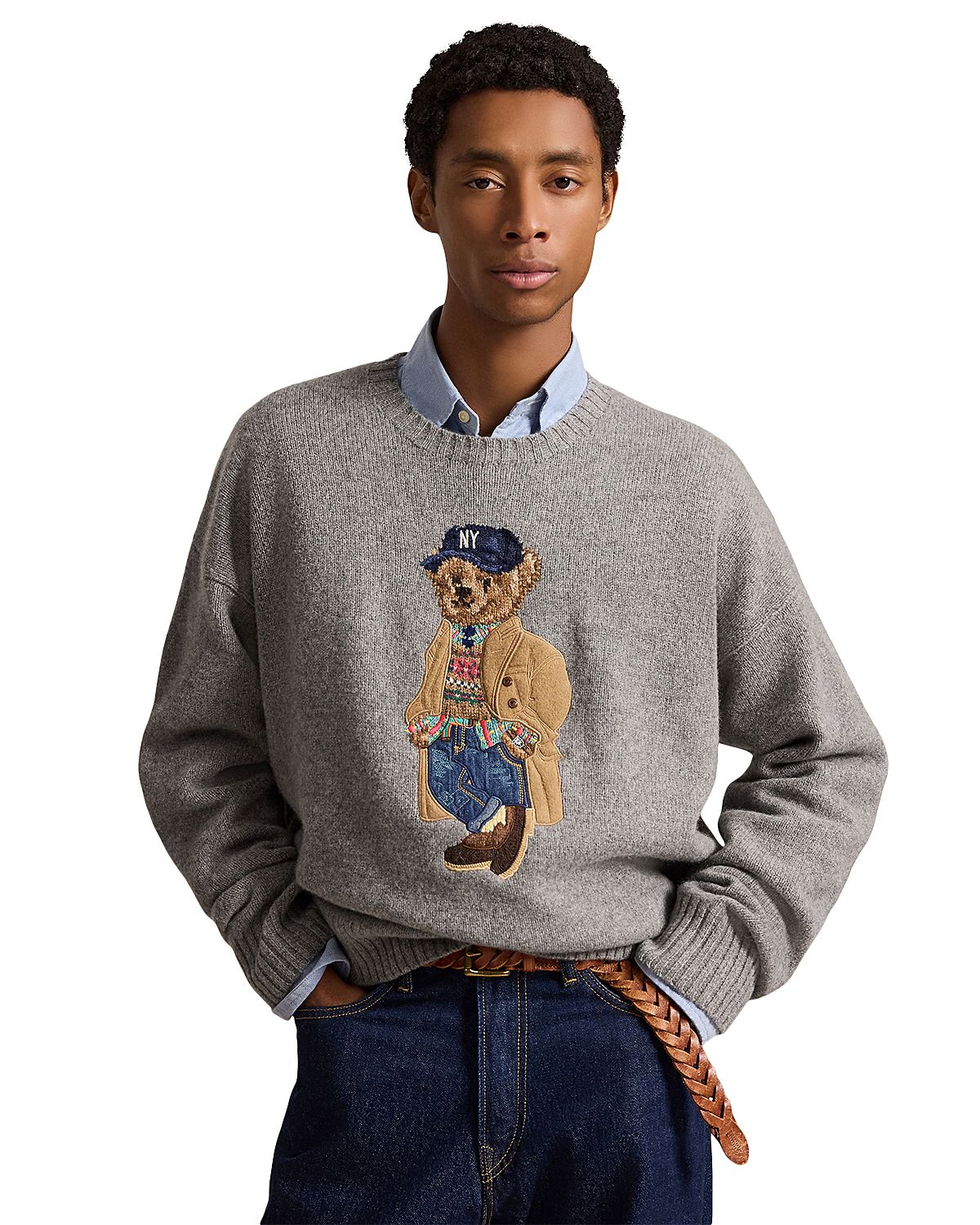 Polo Ralph Lauren Wool & Cashmere Relaxed Fit Polo Bear Sweater