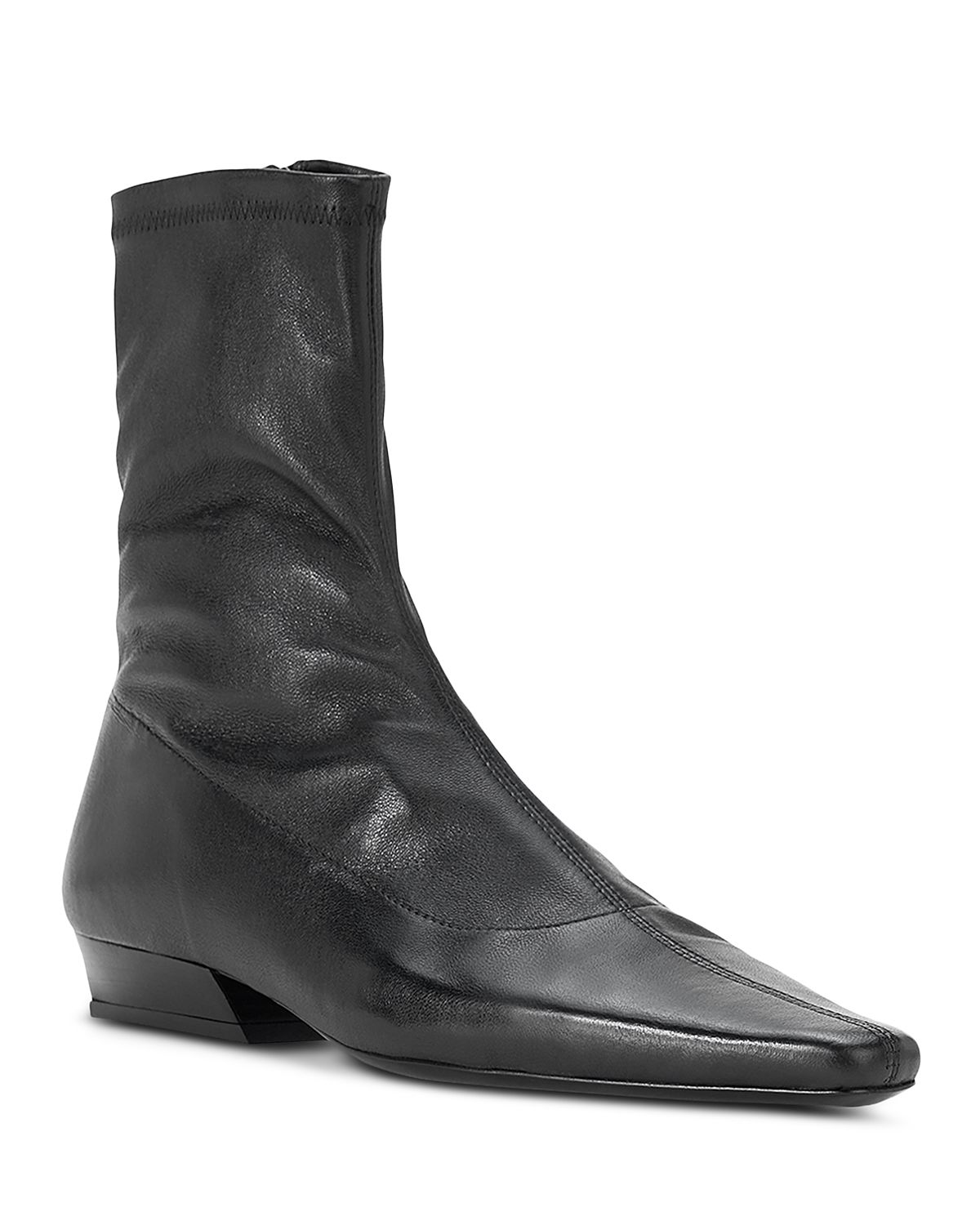 Staud Women's Wally Leather Sock Ankle Boots