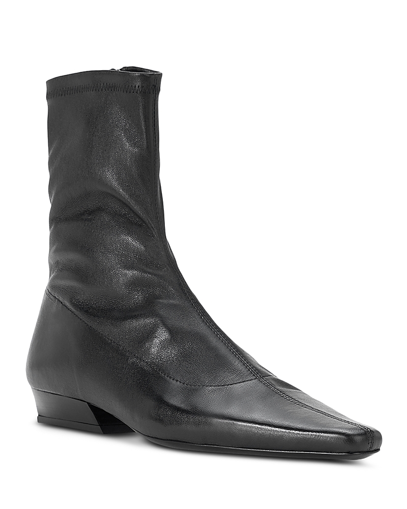 Staud Women's Wally Leather Sock Ankle Boots