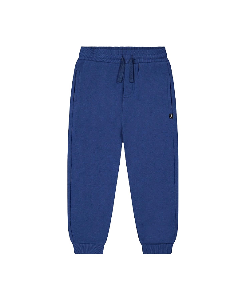 Deux par Deux Boys' Fleece Drawstring Waist Ribbed Cuff Sweatpants - Little Kid
