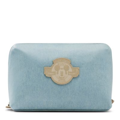 The Disney Medium Cosmetic Pouch in Blue Jeans