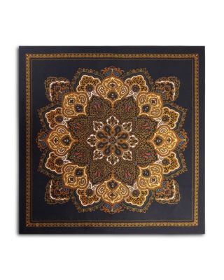 Bandana Print Silk Scarf
