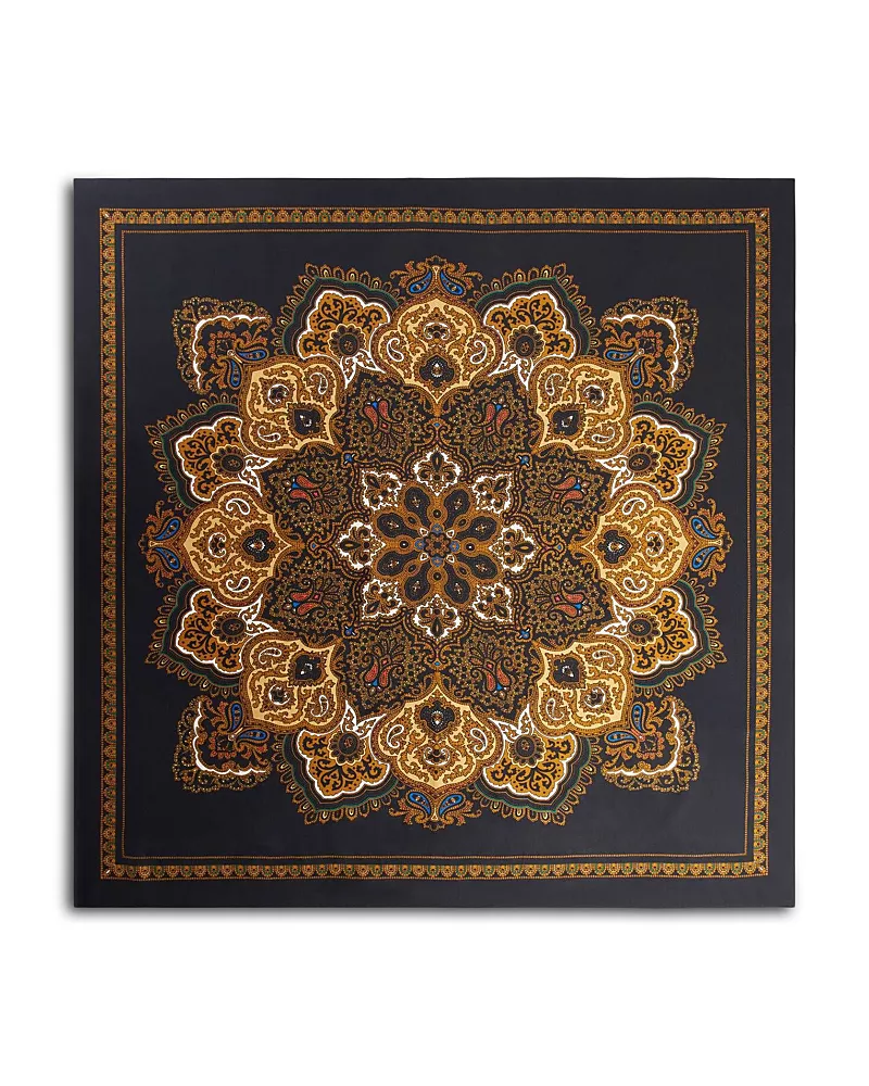 Sandro Bandana Print Silk Scarf
