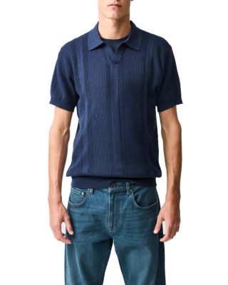 Linwood Knit Cotton Sweater Polo