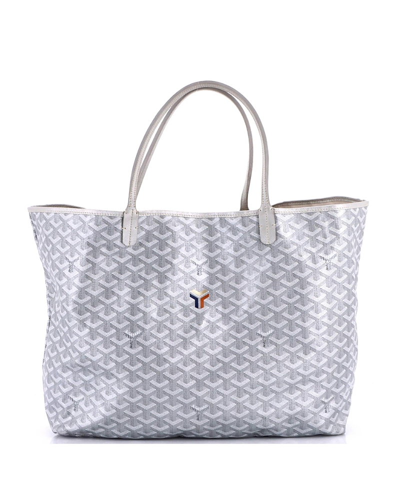 Pre-Owned Goyard Gm Saint Louis Tote Precious Metals Coated Canvas