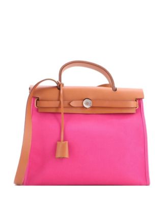 31 Herbag Zip Leather and Toile