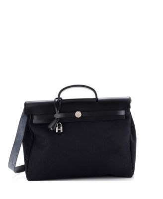 39 Herbag Zip Leather and Toile