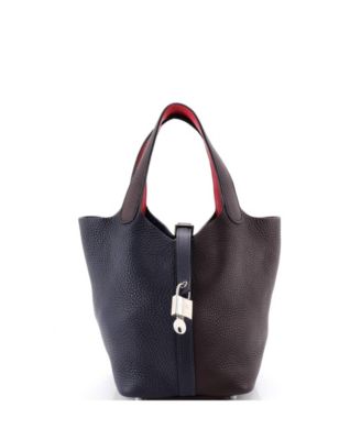 PM Picotin Lock Bag Tricolor Clemence