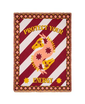  Novelas Fringed Jacquard Throw Energy, 54" x 71"
