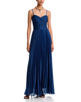 Orzna Pleated Gown - Exclusive