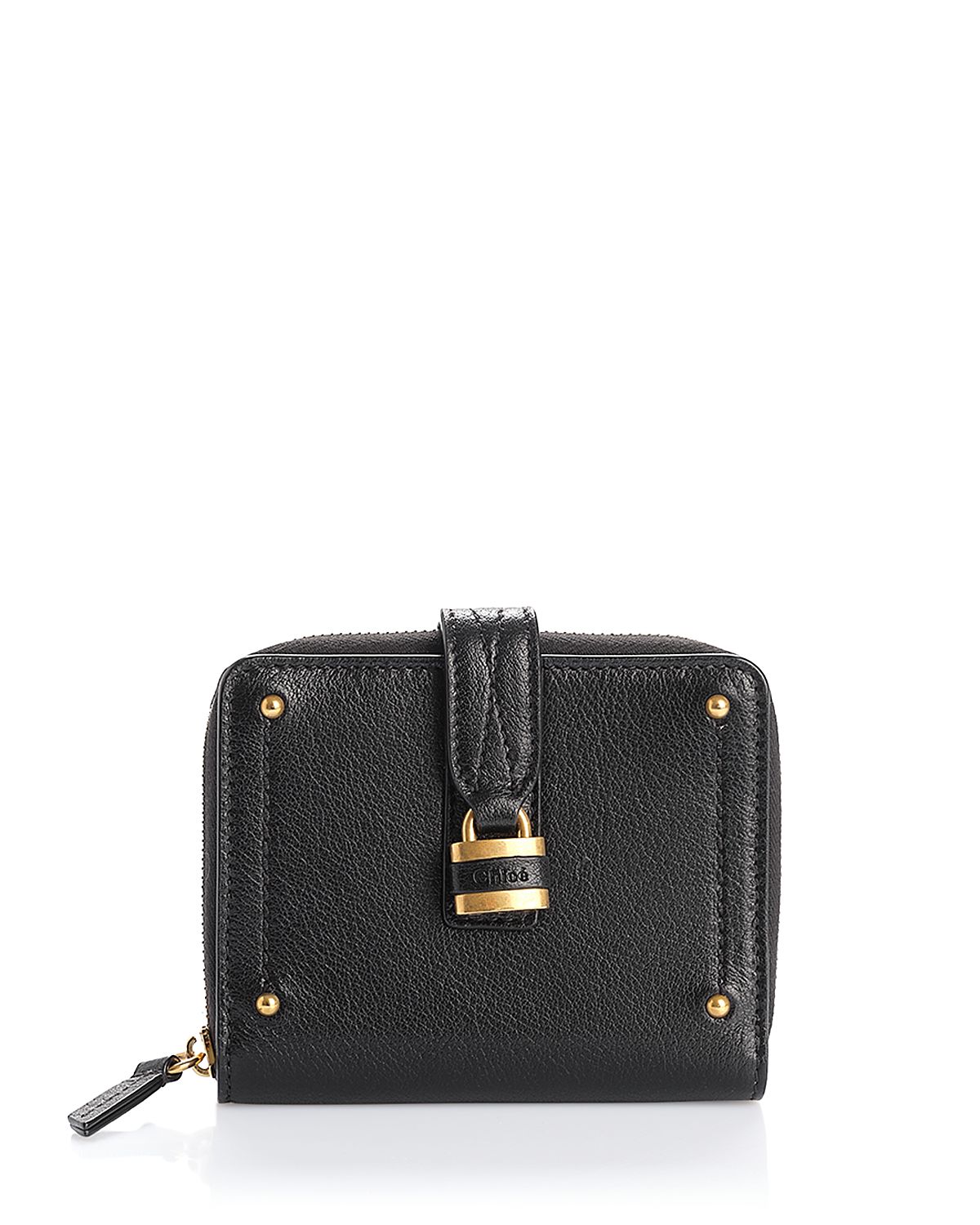 Chloe Paddington Medium Folding Leather Zip Wallet