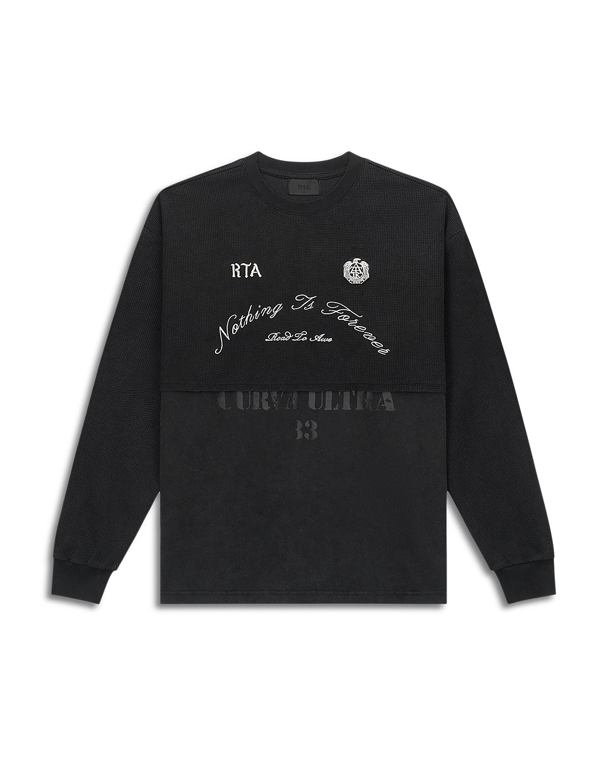 RtA Dario Contrast Panel Sweatshirt