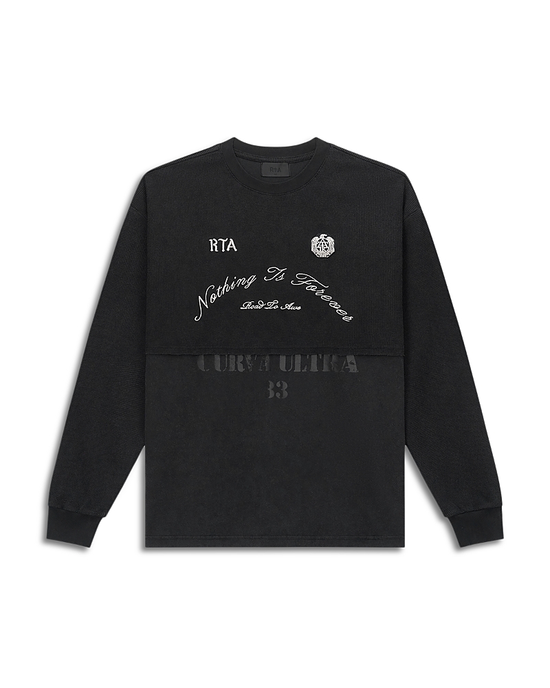 Rta Dario Contrast Panel Sweatshirt