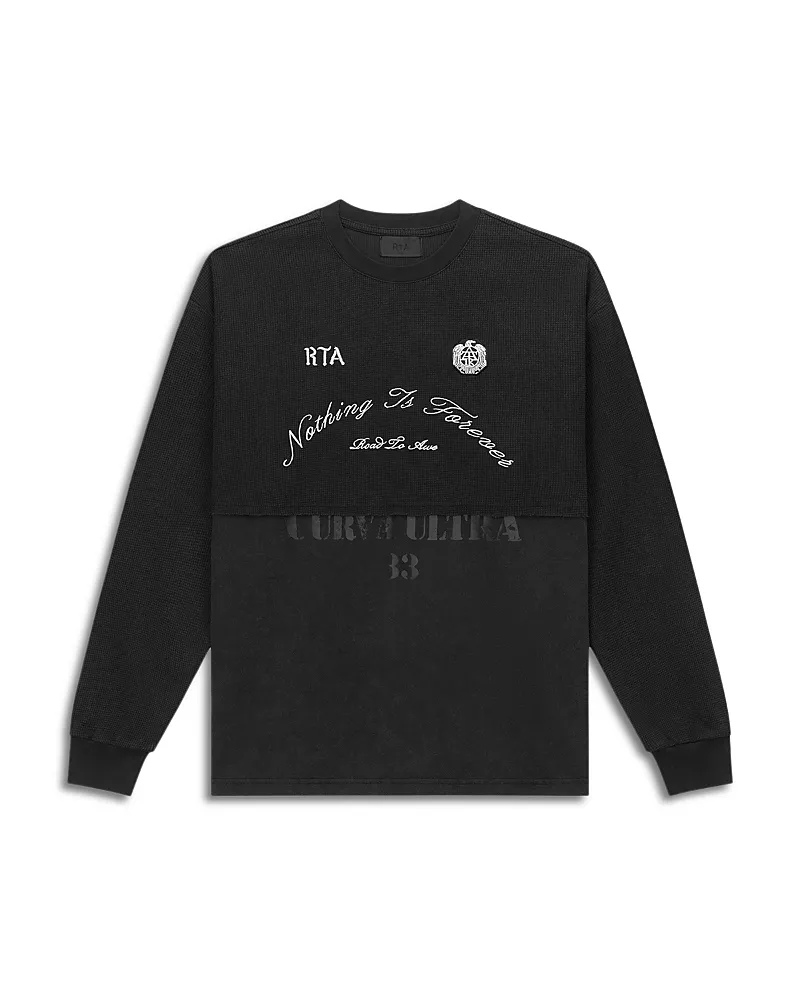 RtA Dario Contrast Panel Sweatshirt
