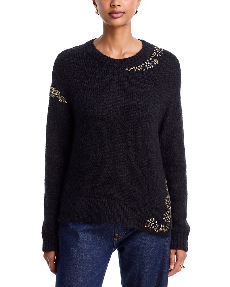 Cinq A Sept Crystal Lace Lilliana Sweater