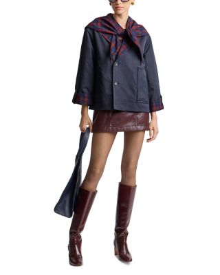 Reversible Scarf Barn Jacket - thumbnail 2