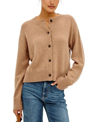 Carre Cotton, Wool & Cashmere Cardigan Sweater