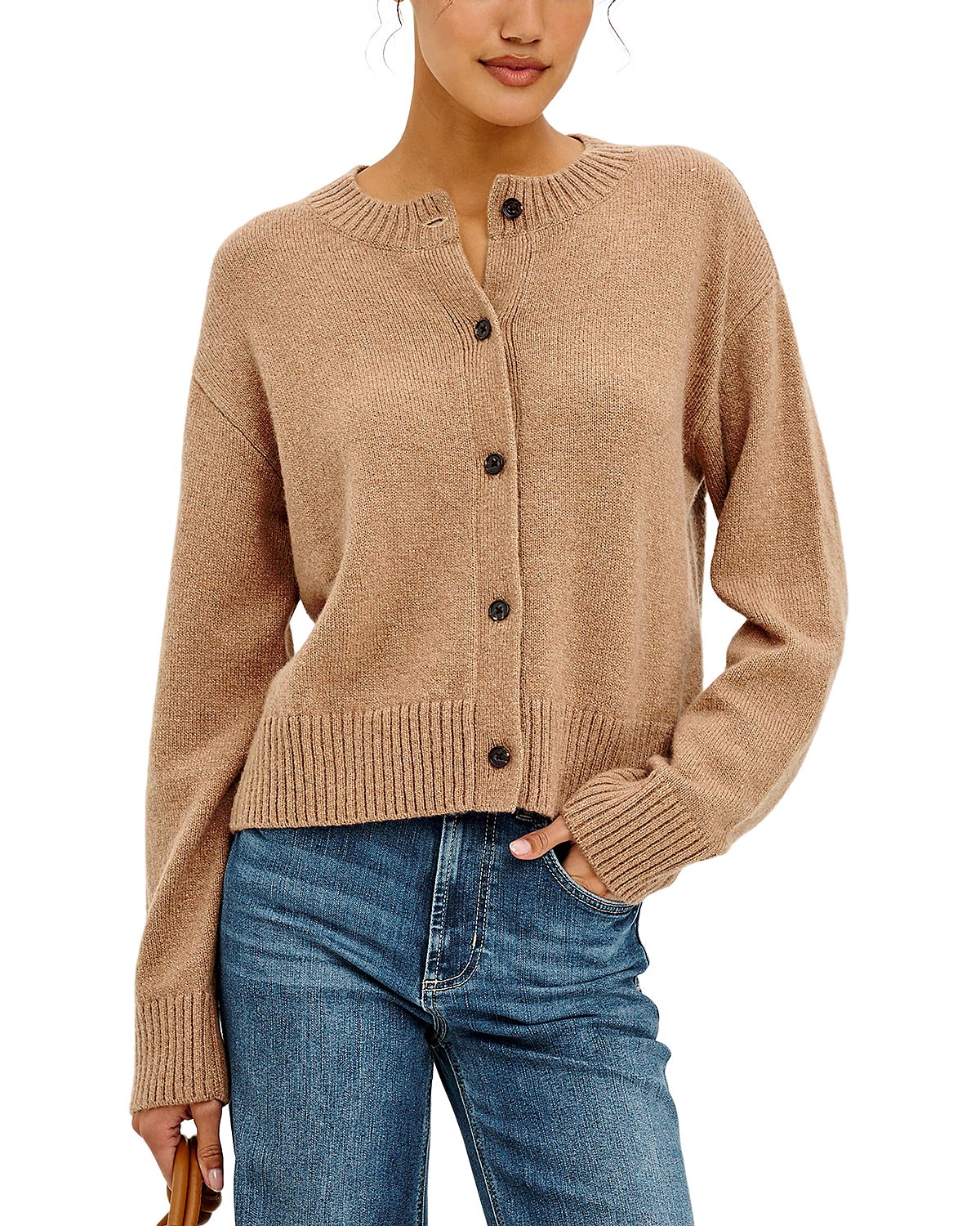 Rails Carre Cotton, Wool & Cashmere Cardigan Sweater