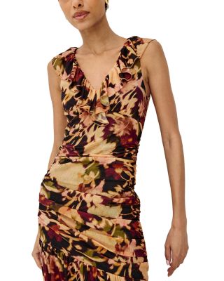 Veda Ruched Knit Maxi Dress - thumbnail 3