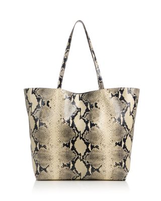 Roam Snake Embossed Leather Tote