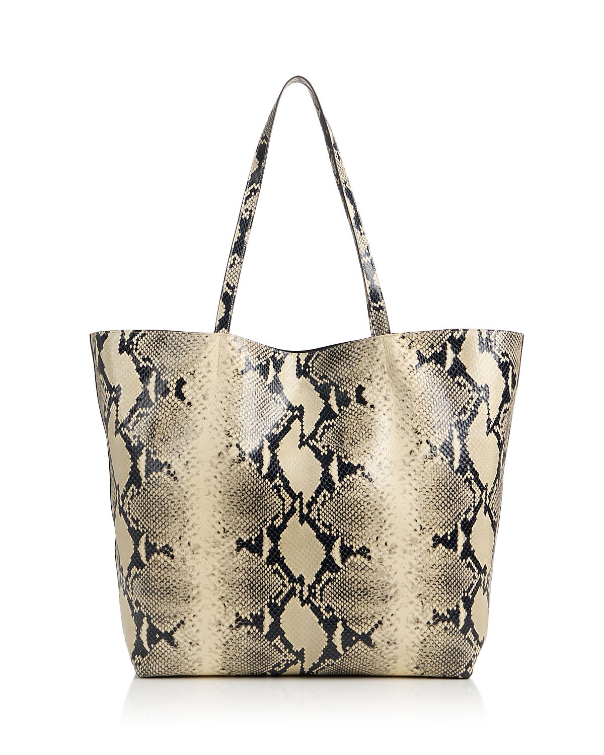 Toteme Roam Snake Embossed Leather Tote