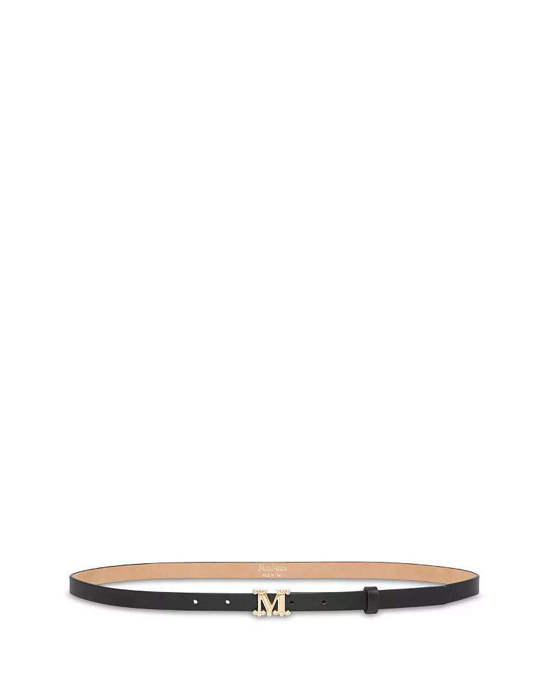 Max Mara Women's Monogram Leather Belt