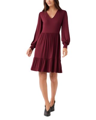 Long Sleeved Tiered Dress