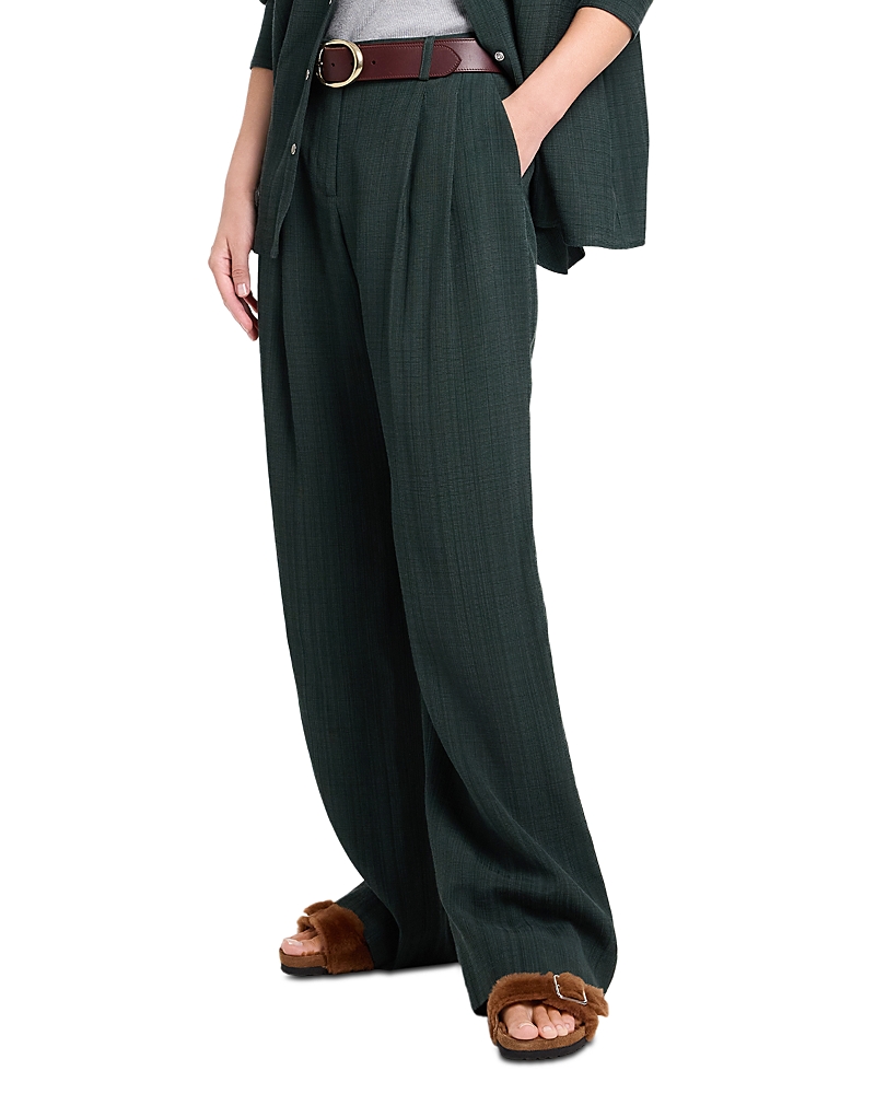 Twp Sulli Pleat Front Pants In Green