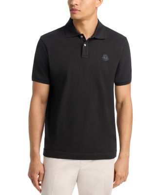 Logo Patch Cotton Piquet Polo Shirt