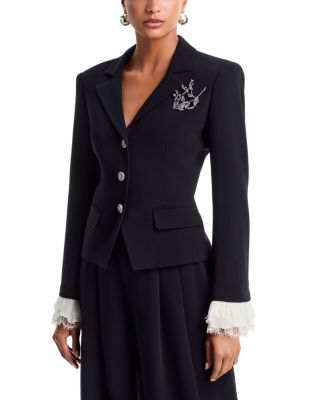 Sorren Lace Cuff Blazer