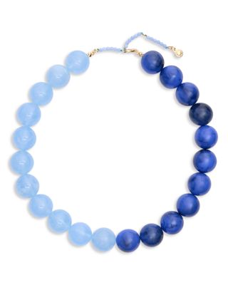 Jane Semi Precious Stone Beaded Necklace, 17-20"