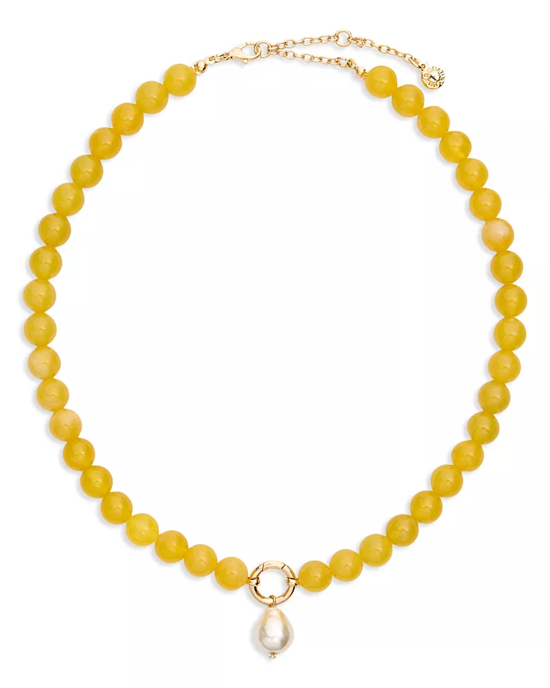 Baublebar Janette Beaded Ring Necklace, 17
