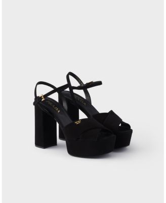  Women's Suede Platform Sandals