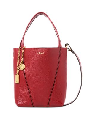 Small Spin Tote in Leather