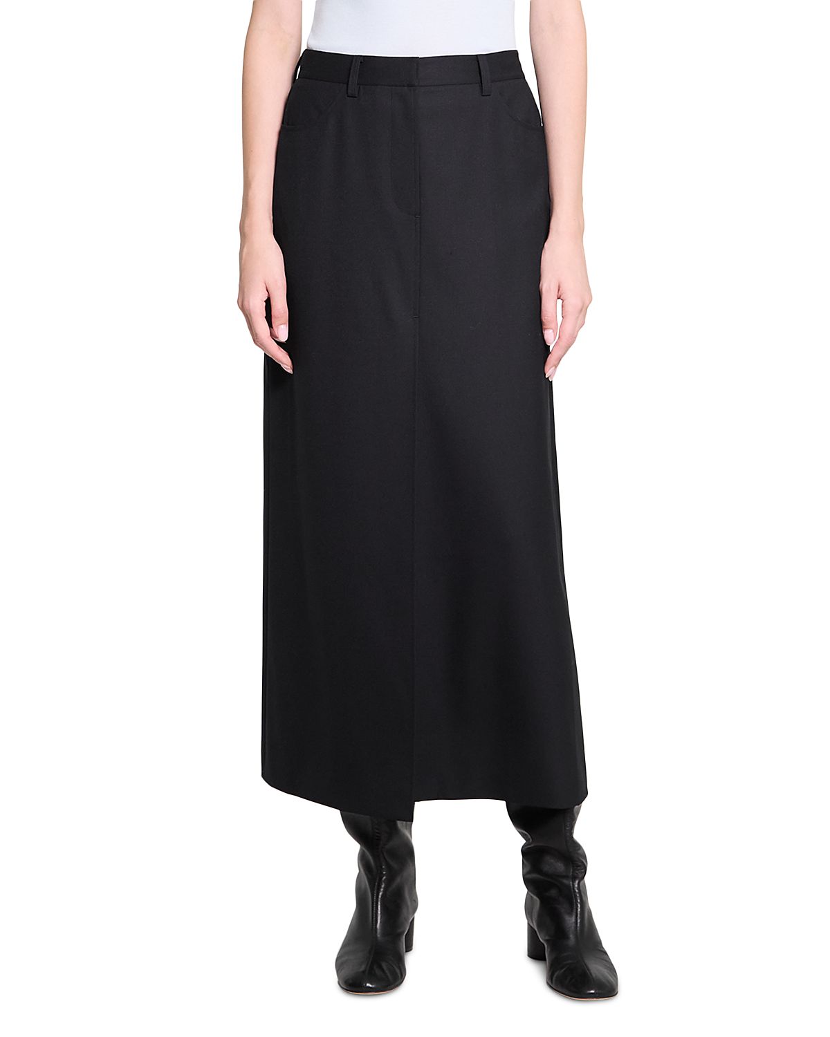 Theory Front Vent Maxi Skirt