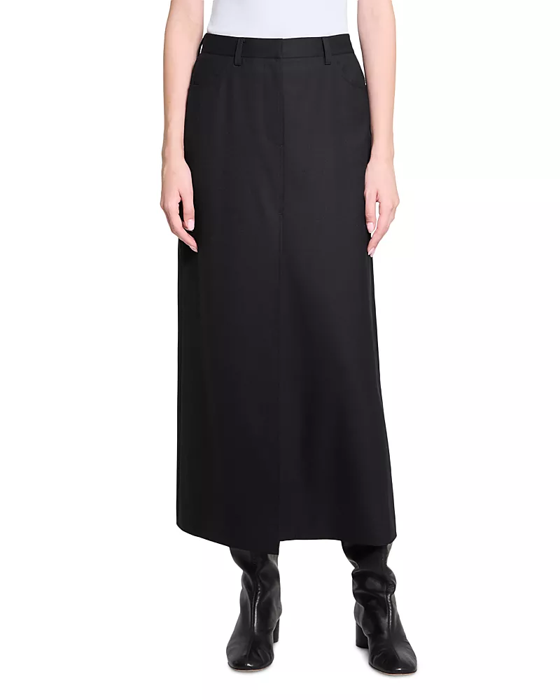 Theory Front Vent Maxi Skirt