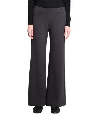 Wool Blend Knit Flare Pants - Exclusive