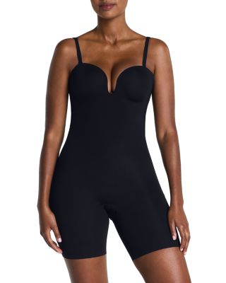 SPANXshape™ Suit Your Fancy Strapless Mid Thigh Bodysuit - thumbnail 2