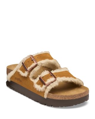 Women's Arizona Suede Shearling Lined Sandals