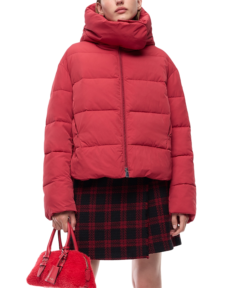 Pinko Giza Technical Canvas Padded Jacket