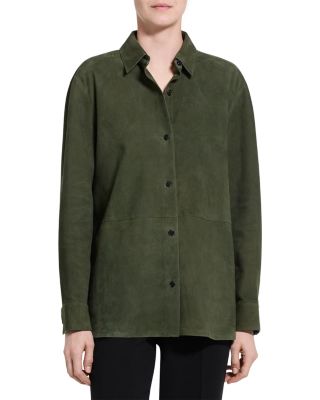Suede Shirt Jacket