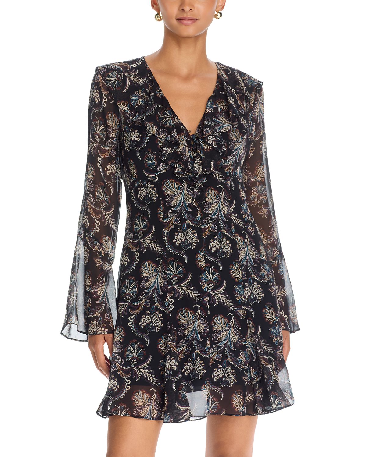 Veronica Beard Adrienne Silk Mini Dress