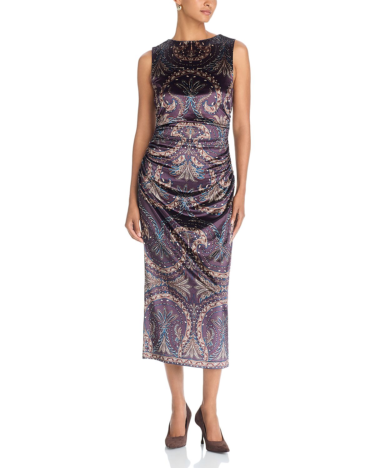 Veronica Beard Charissa Sleeveless Midi Dress