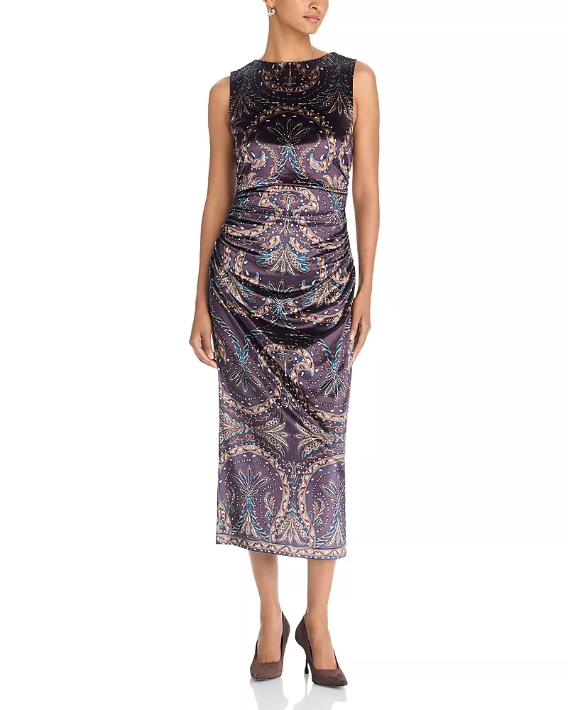 Veronica Beard Charissa Sleeveless Midi Dress