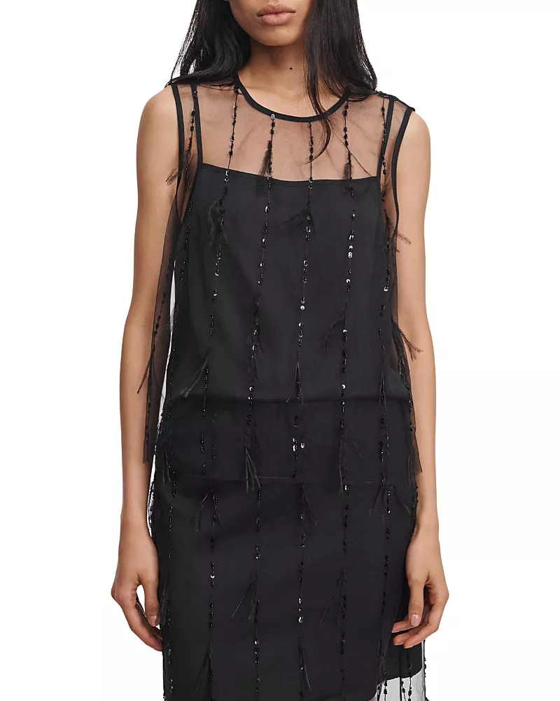 rag & bone Geena Embellished Tank
