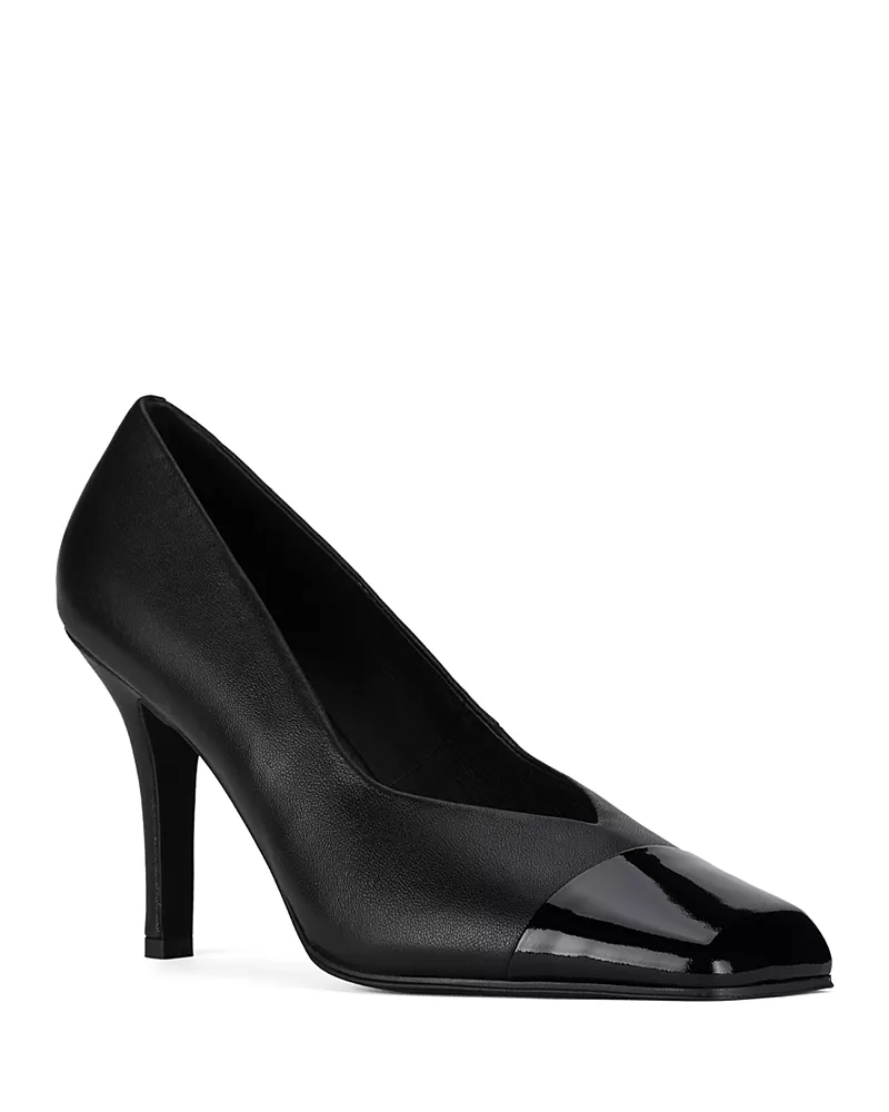 Jeffrey Campbell Women's Sound Patent Leather Cap Toe Pumps