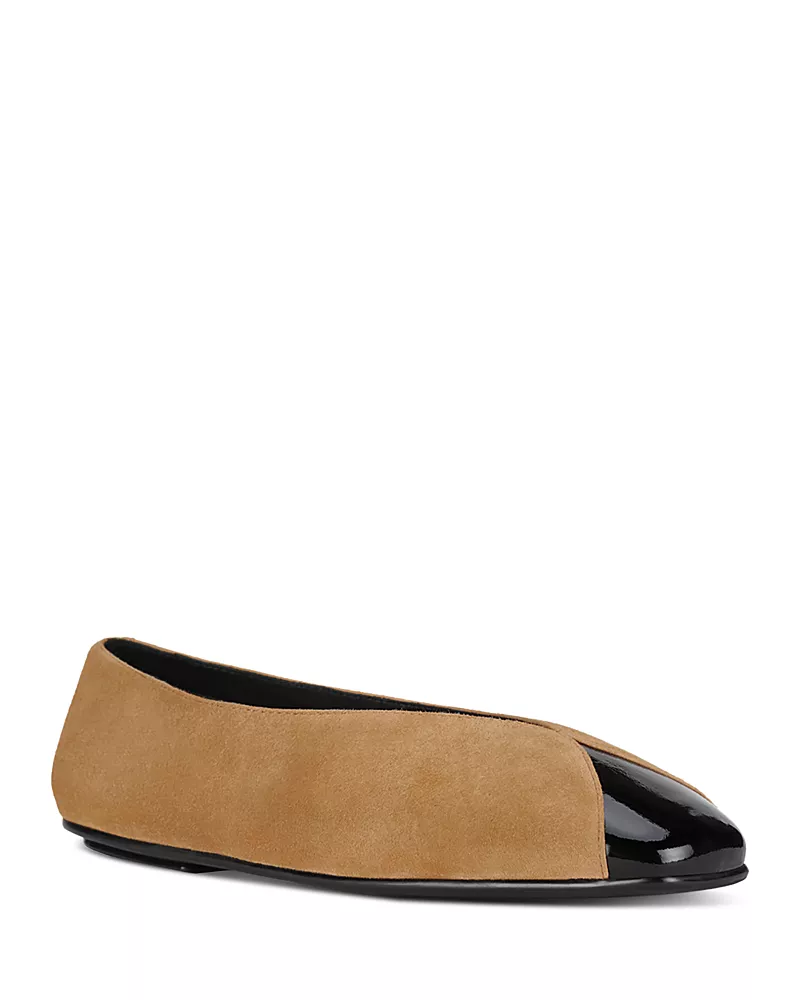 Jeffrey Campbell Women's Grasp Suede & Leather Ballet Flats