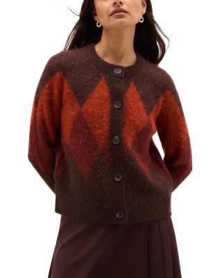 Izzy Argyle Cardigan Sweater