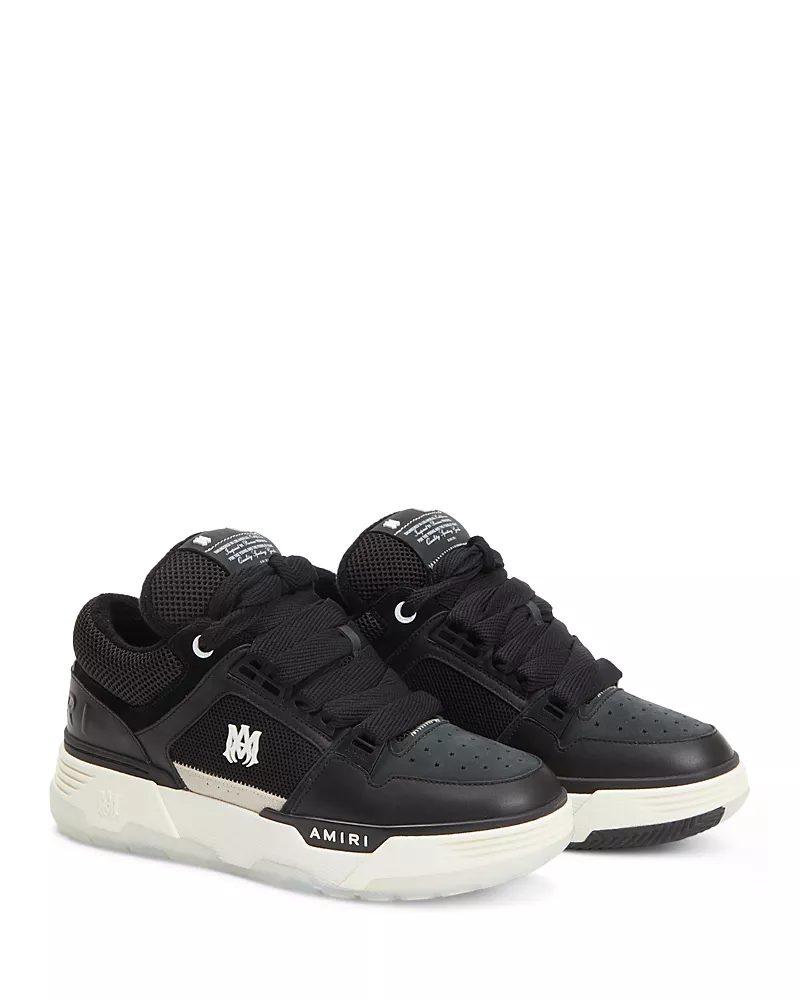 Amiri Men's Ma-1 Leather Low Top Sneakers